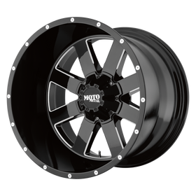 17X9 Moto Metal MO962 Gloss Black Milled 5x127/139.7 ET-24 wheel/rim - 0