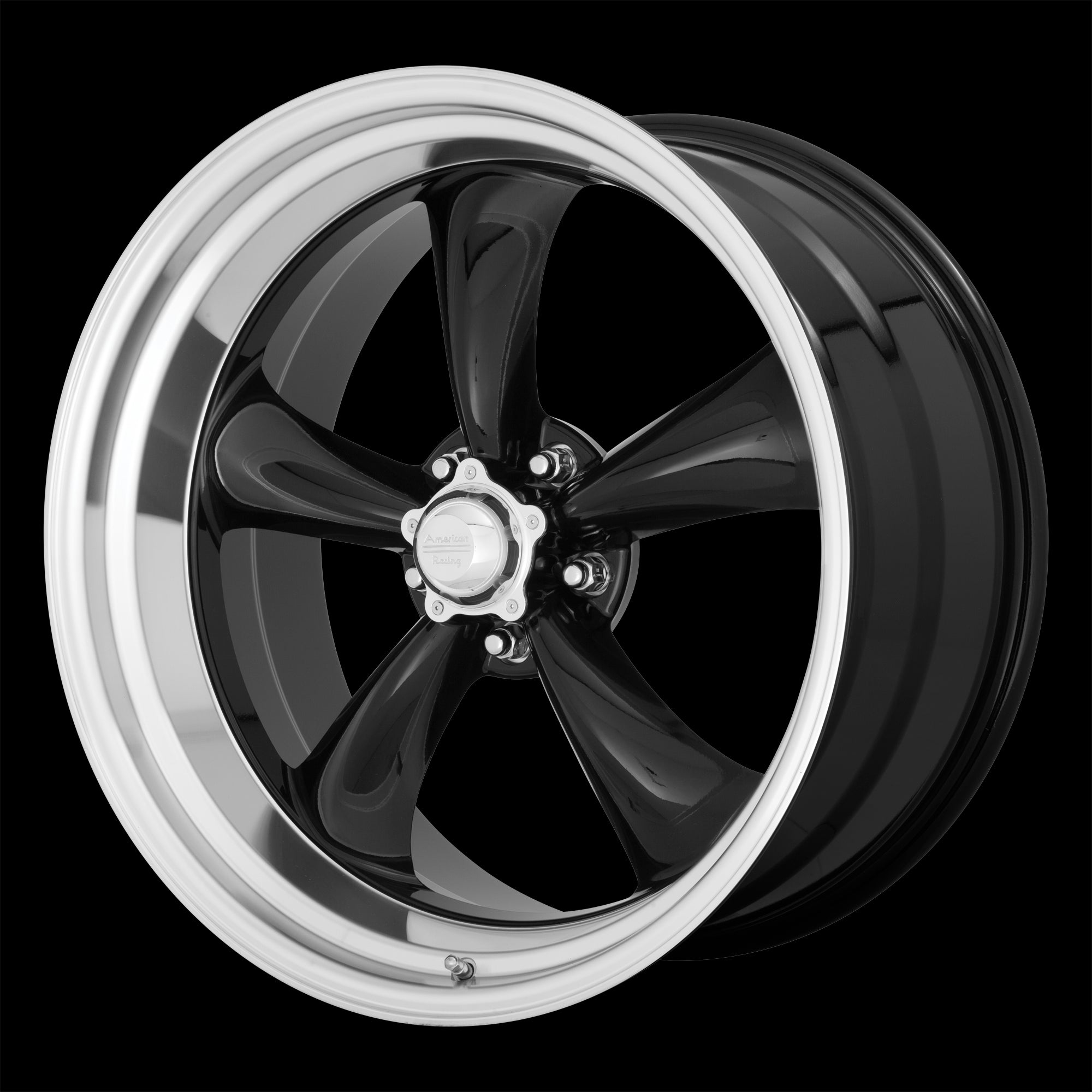 22X11 American Racing VN315 Torq thrust II Blk/Mach-LP 5X139.7 ET18 wheel - 0