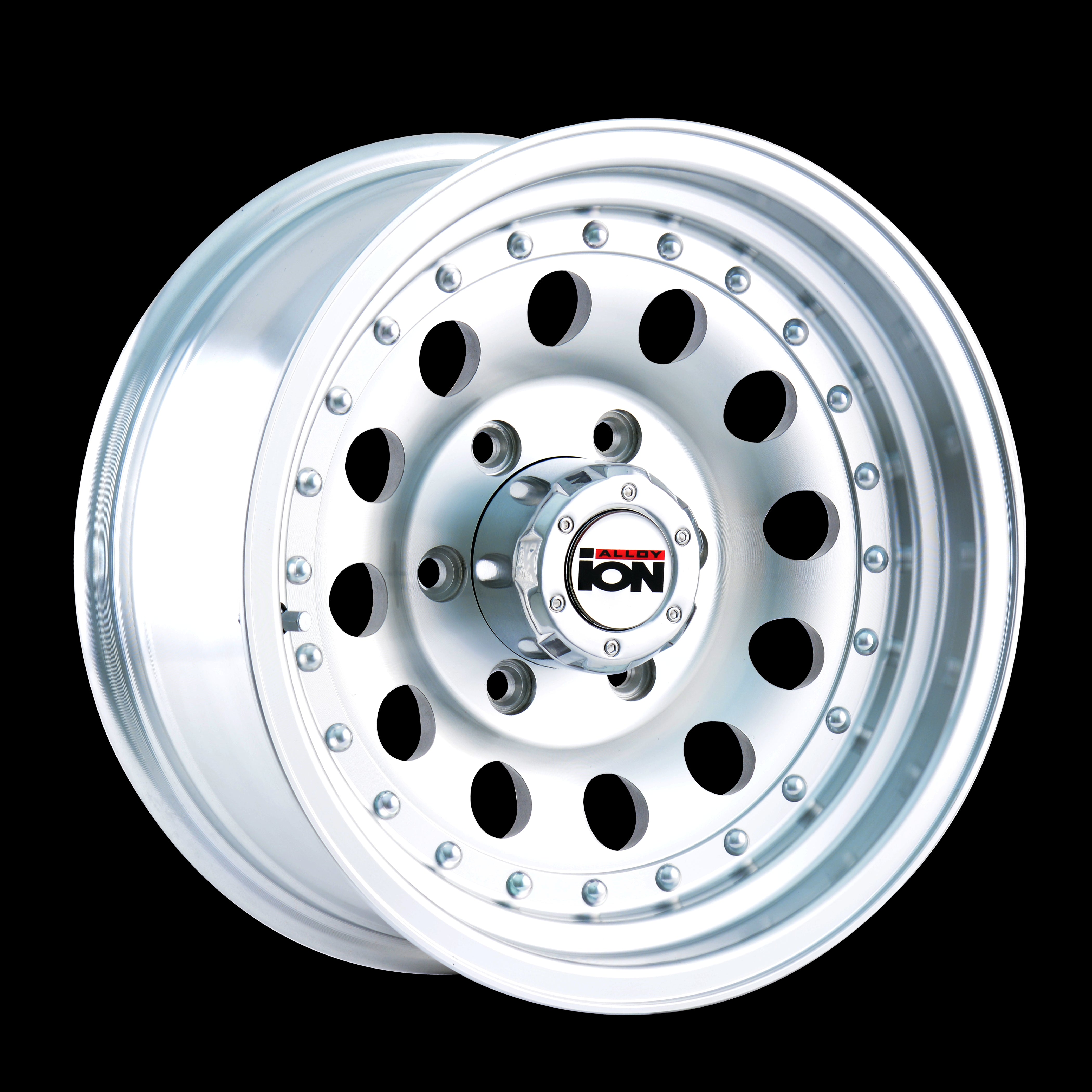 16x7 Ion Style 71 Machined Wheel/Rim 5x139.7 5-139.7 5x5.5 16-7 ET-8 - 0