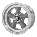 15x8 American Racing Torq Thrust D Gray Wheel/Rim 5x114.3 15-8 5-114.3 ET0-2