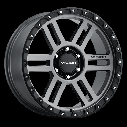 17x9 Vision 354 Manx 2 Satin Grey 5x139.7 5x5.5 ET-12 Wheel Rim