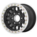 17X8.5 KMC KM234 Grenade DESERT Beadlock Satin Black 8X165.1 ET0 wheel/rim-3