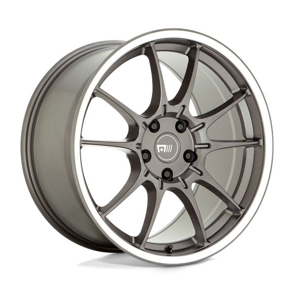 19X8.5 Motegi MR152 SS5 Gunmetal With Machined Lip 5X100 ET30 wheel/rim