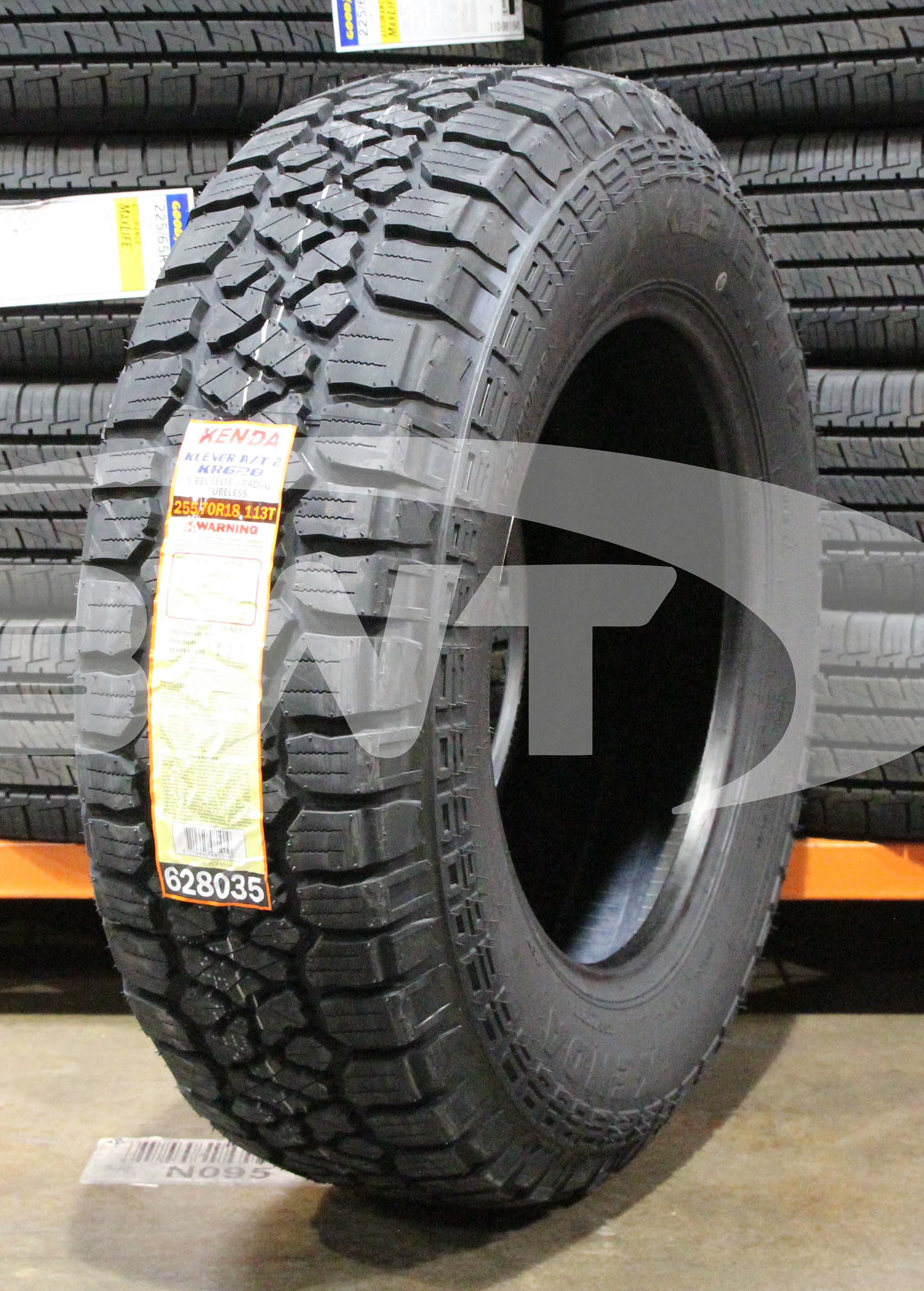 Kenda Klever A/T 2 Tire(s) 255/70R18 113T SL RBL 2557018