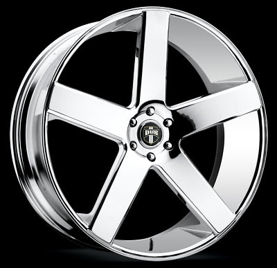 22x9 DUB Baller Chrome Wheel/Rim 5x115 5-115 22-9