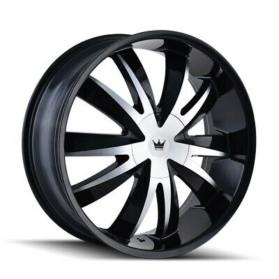 20x8.5 Mazzi Edge Black-Gloss Wheel/Rim 5x108 337-2814B