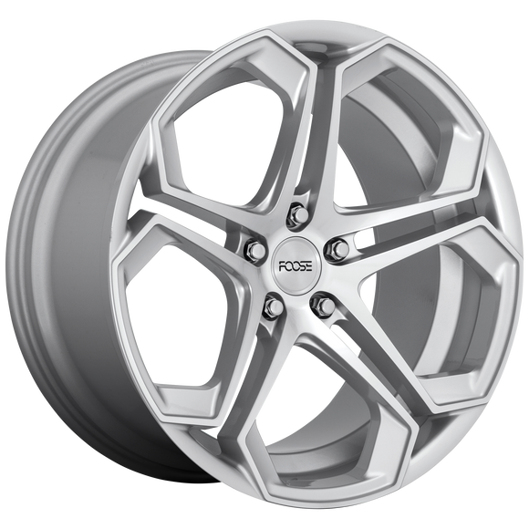 20X10.5 Foose Impala Gloss Silver Machined 5x114.3 F170200565+40
