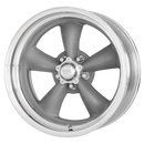 17x9.5 American Racing Classic Torq Thrust II Gray Wheel 5X114.3 17-9.5-3