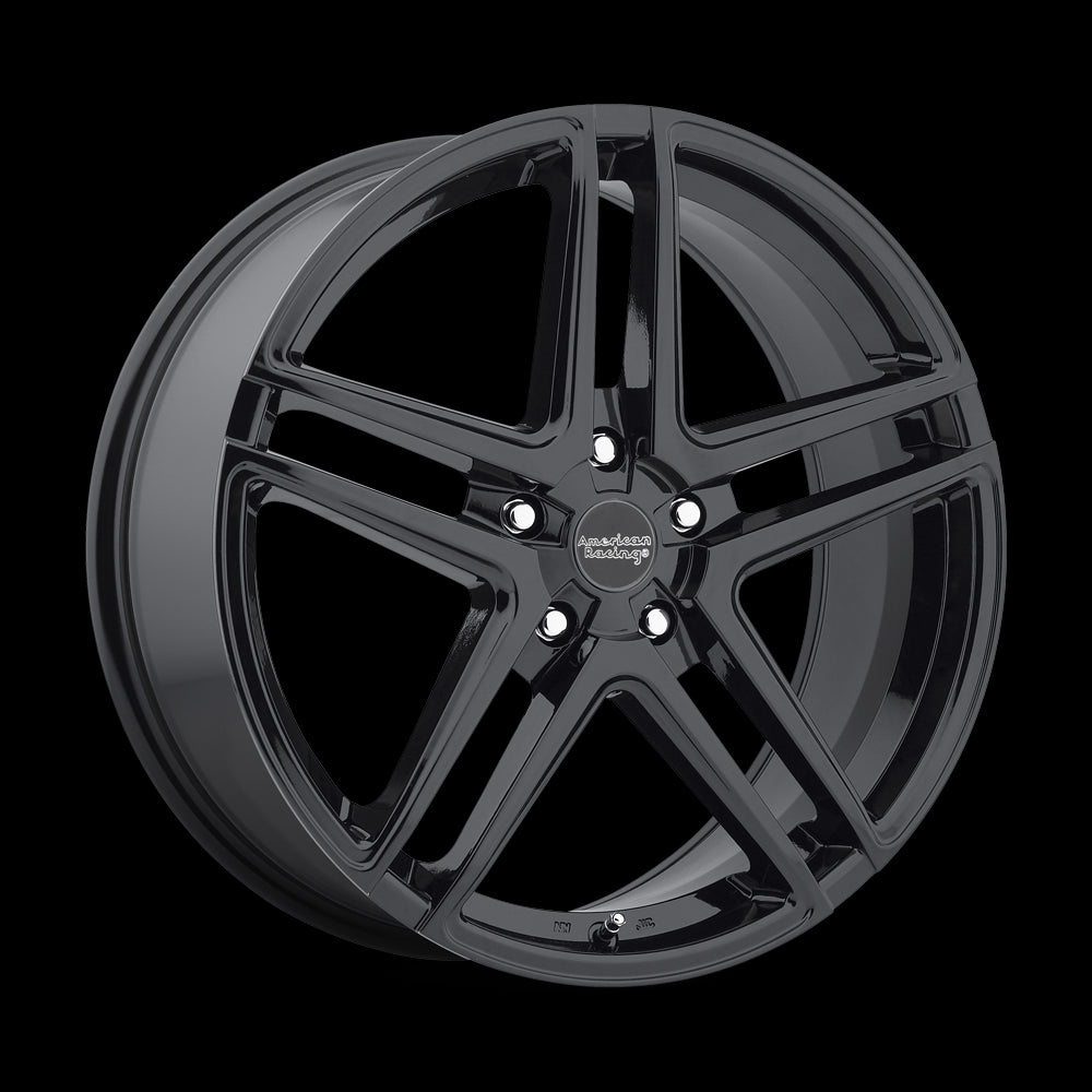 17X7.5 American Racing AR907 Black Wheel 5X114.3 ET42 5-114.3 17-7.5 - 0