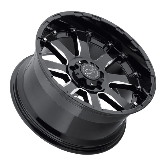 20x10 Black Rhino Sierra Black Wheel/Rim 5X139.7 20-10 5-139.7 ET-12