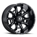 20x9 Vision 415 Bomb Gloss Black Milled Spoke Wheel 6x135 ET12 CB87.1-2