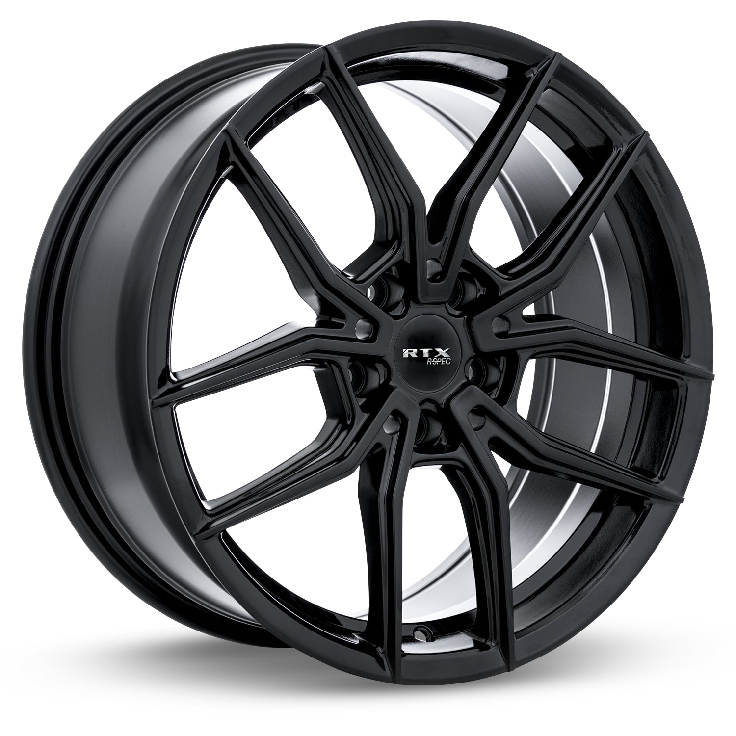 18x8 RTX SW05 Gloss Black 5x114.3 ET42 wheel/rim