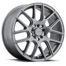 17x7.5 Vision 426H Cross II Gunmetal 5x108 5x4.25 ET38 Wheel Rim-2