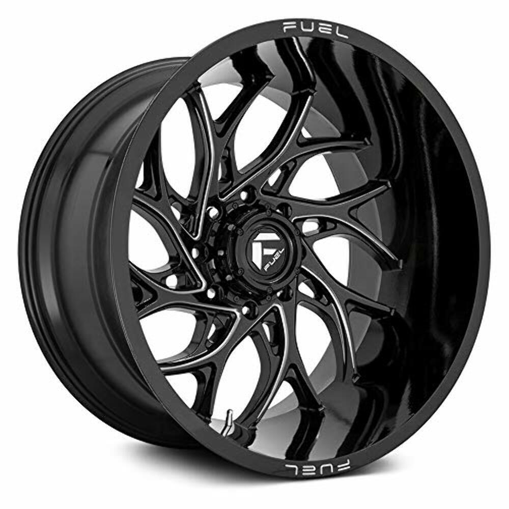 20X10 Fuel D741 Runner Gloss Black Milled 6X139.7 ET-18 wheel/rim - 0