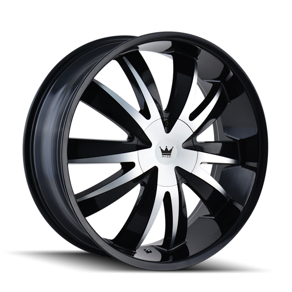 22x8.5 Mazzi Edge Black-Gloss Wheel/Rim 5x110 337-22811B