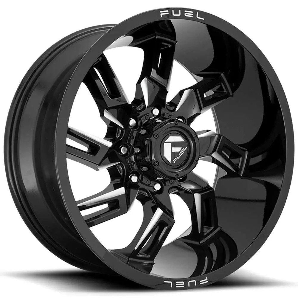 20X9 Fuel D747 LOCKDOWN Gloss Black Milled 8X165.1 ET1 wheel/rim - 0