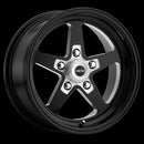 15x10 Vision 571 Sport Star II Black Milled 5x120.65 5x4.75 ET-25 Wheel-1