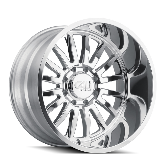 24X14 Cali Off-Road Summit Polished Wheel/Rim 8x165.1 ET-76 9110-24481P