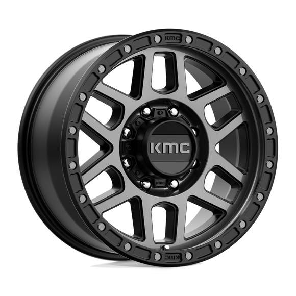 18X9 KMC KM544 MESA Satin Black With Gray Tint 8X180 ET18 wheel/rim