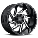 Vision 422 Prowler Gloss Black Machined Face 20X9 8x165.1 ET-12 wheel-1