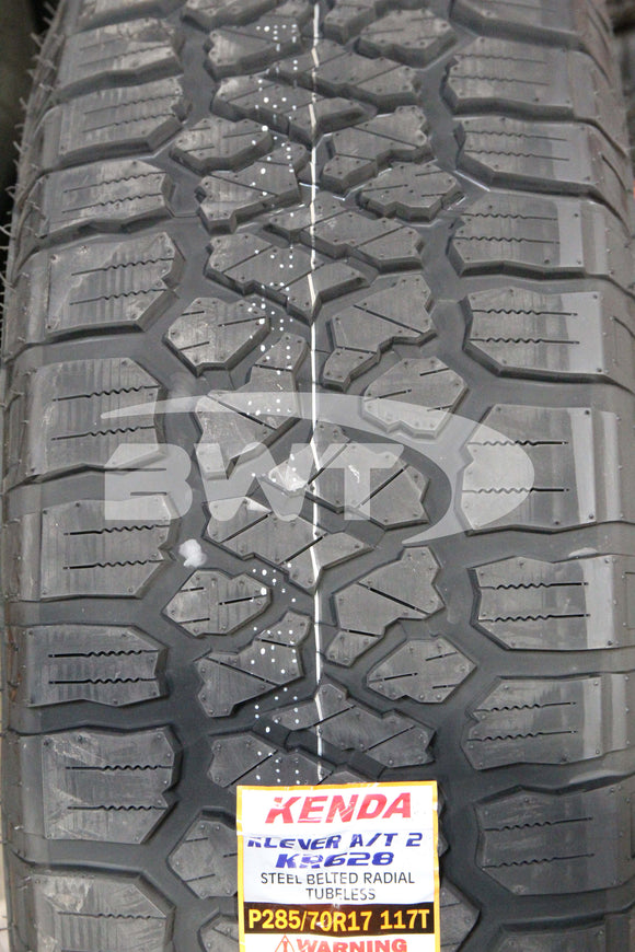 285/70R17 Kenda Klever AT2 KR628 117T BSW SL 285 70 17 2857017