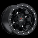 12x7 Vision 550 Five Fifty Matte Black 4x110 ET2.5 Wheel Rim-1