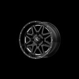 14X7 MSA OFFROAD Vibe Black Wheel/Rim 4X156 ET0 4-156 14-7 M26-04756M