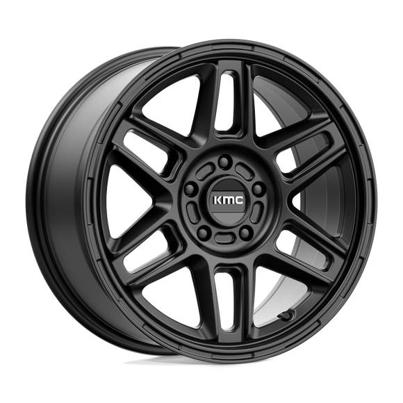 17X8 KMC KM716 NOMAD Satin Black 5X120 ET38 wheel/rim