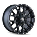 20x9 Mayhem Warrior Black-Matte Wheel/Rim 5x150 8015-2997MB-3