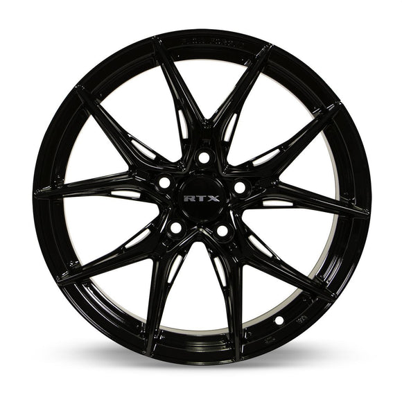 18x8.5 RTX Slick Gloss Black 5x114.3 ET38 wheel/rim