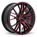 17x7.5 RTX Vertex Black Machined Red 5x114.3 ET40 wheel/rim-1