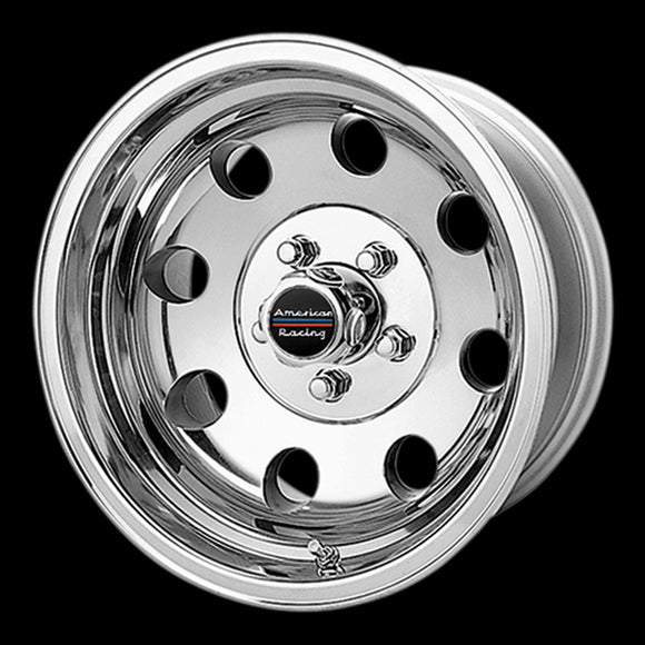 16x8 American Racing Baja Polished Wheel/Rim 8x165.1 16-8 8-165.1 ET0