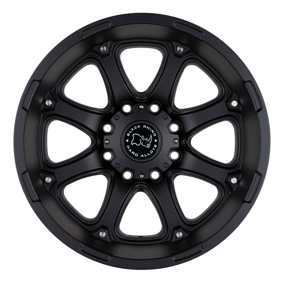 18x9 Black Rhino Glamis Black Wheel/Rim 8x165.1 8-165.1 8x6.5 18-9 ET-12