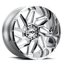 22x14 Vision 361 Spyder Chrome Wheel 8x170 ET-76 CB125.2-1
