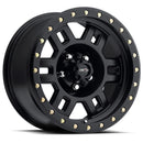 18x9 Vision 398 Manx Matte Black Wheel 5x127 ET18 CB78.1-2