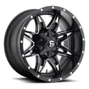 15X8 Fuel D567 LETHAL Matte Black Milled 5X139.7 ET-18 wheel/rim-2