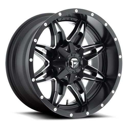 15X8 Fuel D567 LETHAL Matte Black Milled 5X139.7 ET-18 wheel/rim - 0