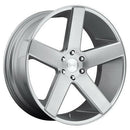 22X9.5 Dub Baller Gloss Silver Brushed 6x139.7 S218229584+19-4