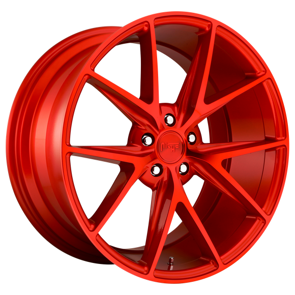 20x10 Niche Misano Gloss Red Wheel/Rim 5x120 5-120 20-10