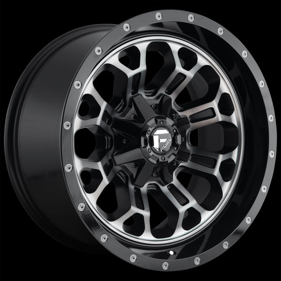 20X9 Fuel D561 CRUSH Gloss Machined Double Dark Tint 8X165.1 ET1 wheel/rim
