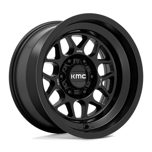 17X9 KMC KM725 TERRA Satin Black 6X139.7 ET-38 wheel/rim