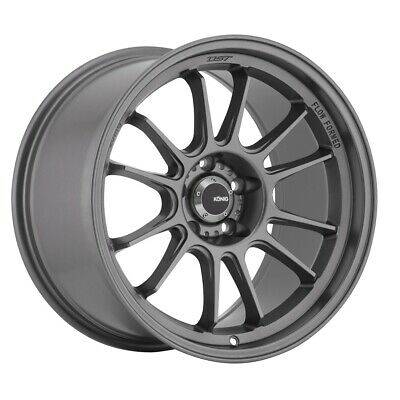17x8 Konig Hypergram Matte Grey 5x114.3 5x4.5 ET35 Wheel Rim