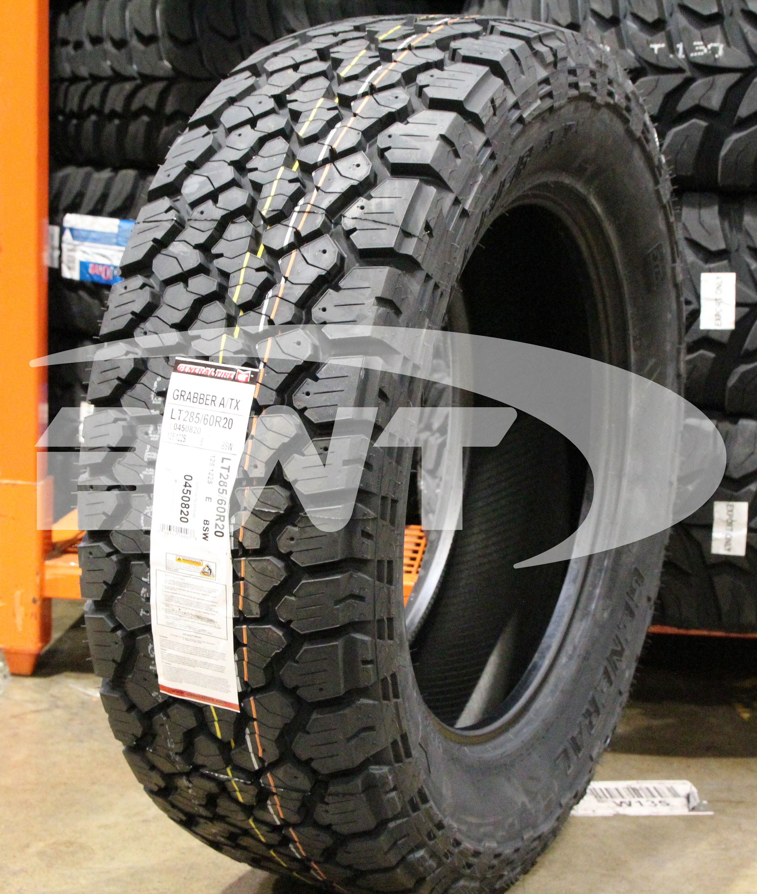 General Grabber A/TX Tire(s) 285/60R20 LRE 125S BSW 285/60-20 2856020 ...