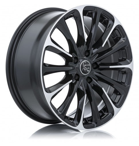 17x7.5 RTX Poison Black Machined 5x114.3 ET42 wheel/rim