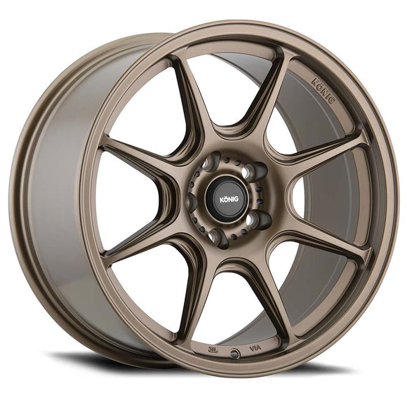 18x8.5 Konig Lockout Matte Bronze 5x112 ET43 Wheel Rim