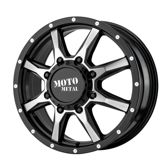 20X8.25 Moto Metal MO995 Gloss Black Machined - Front 8X210 ET127 wheel/rim