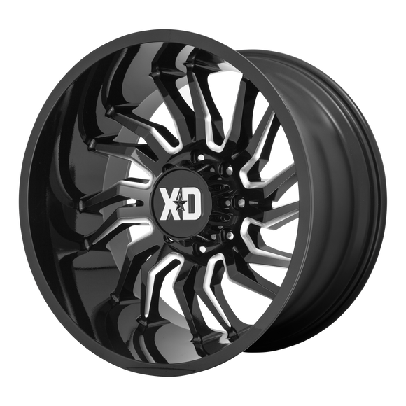 22X10 XD XD858 TENSION Gloss Black Milled 6X135 ET-18 wheel/rim