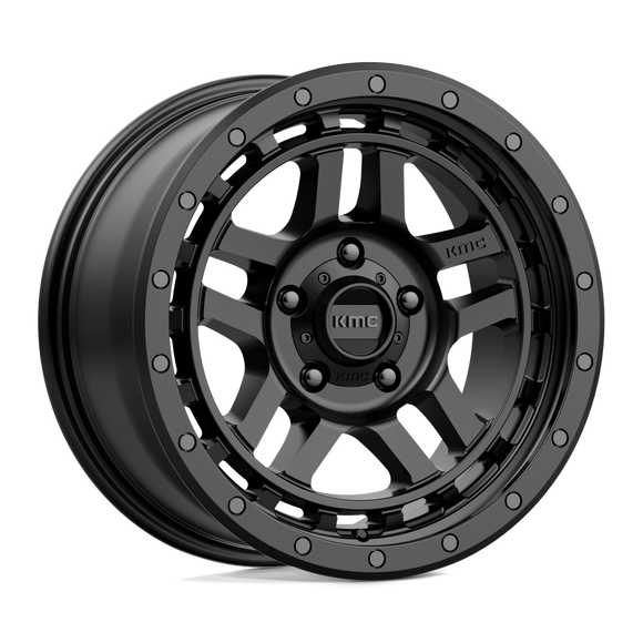 17X8.5 KMC KM540 RECON Satin Black 5X127 ET18 wheel/rim