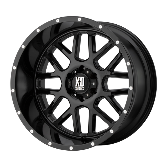 22X10 XD Series XD820 Grenade Gloss Black 5X127 ET-24 wheel/rim