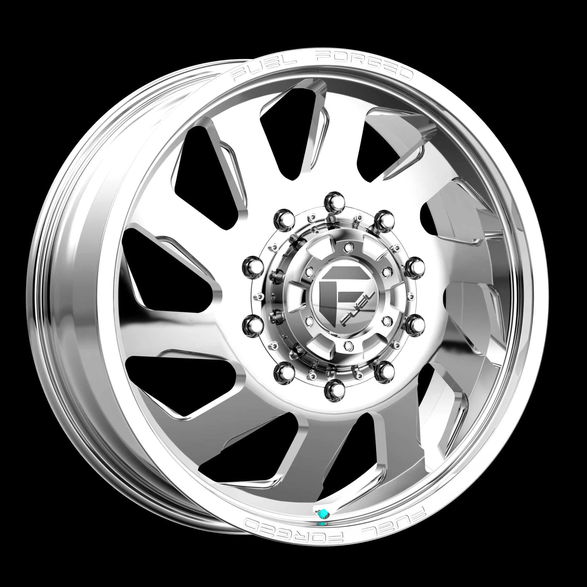 22X8.25 Fuel MONO DD39 FF39D Polished 10X225 ET105 wheel/rim